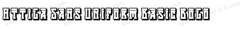 Attila Sans Uniform Basic Bold字体转换